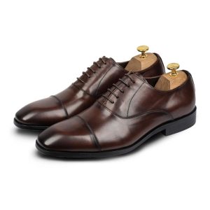 Conrad Oxford Coffee - Nappa Milano - Sepatu Kulit Pria