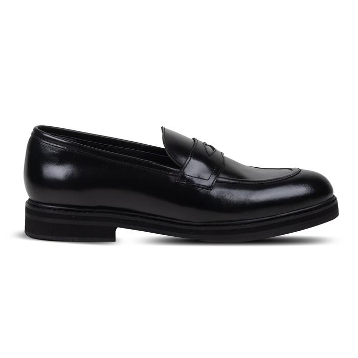 Noir Penny Loafers - Nappa Milano - Sepatu Kulit Pria - Image 3