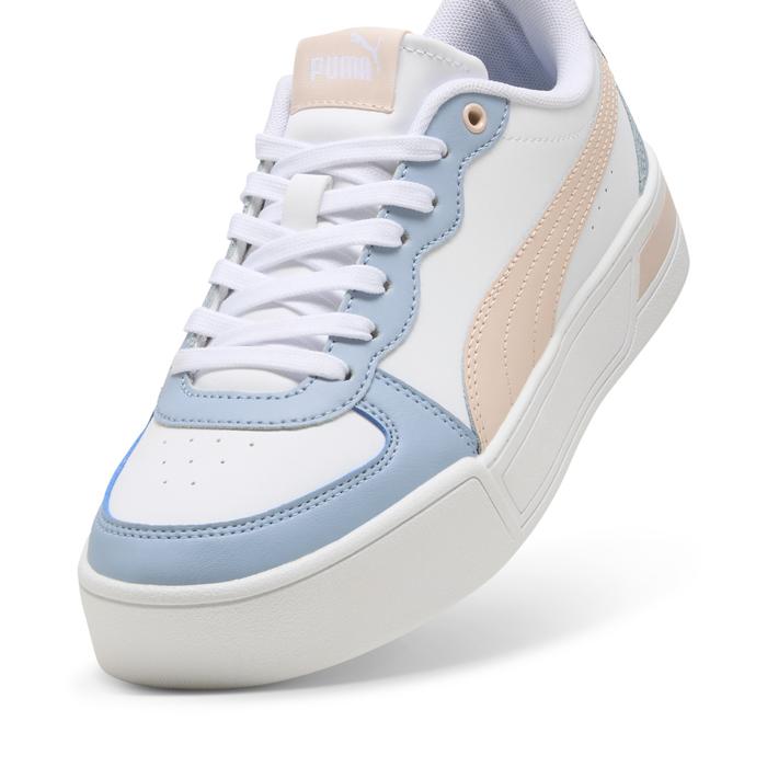 PUMA Sepatu Skye Women's Trainers White-Island Pink-Blue Wash - Image 4